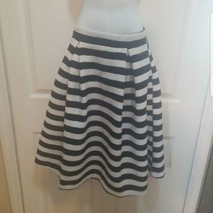 Classy black and white skirt